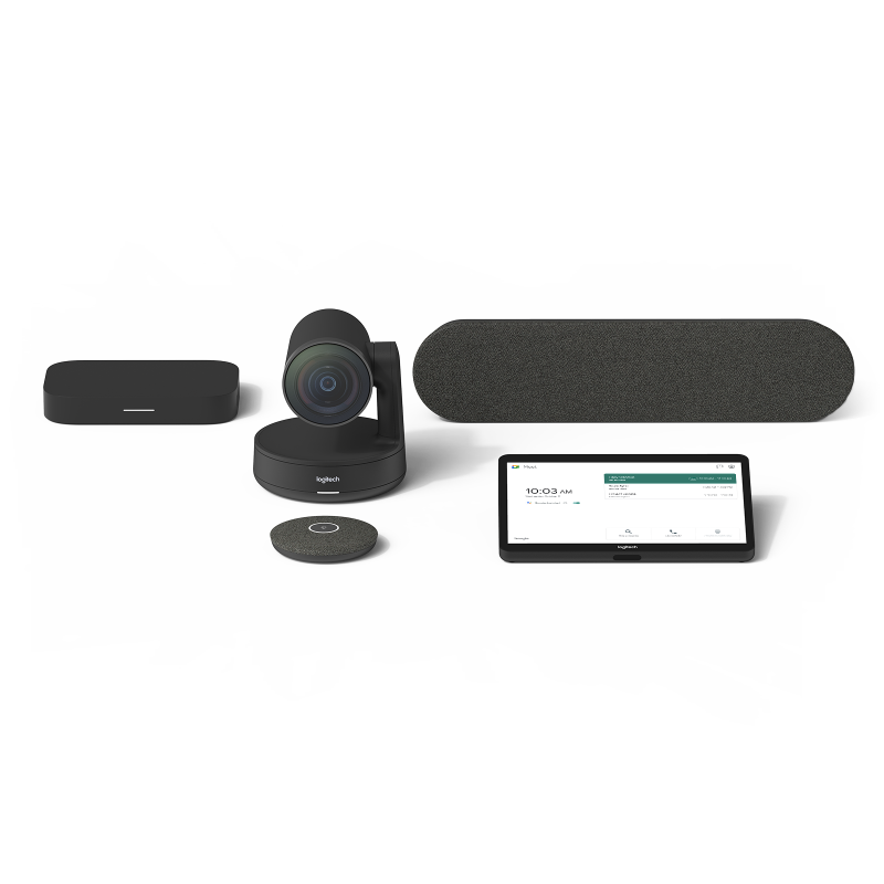 Logitech Medium Room Solution with Rally System for Google Meet
