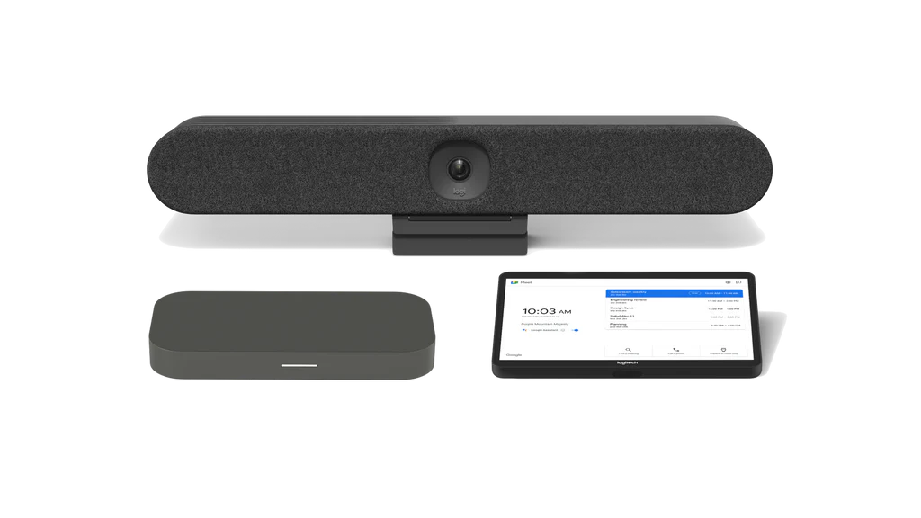 [LG-GMMU-HR] Logitech Huddle Room Solution with Rally Bar Huddle for Google Meet